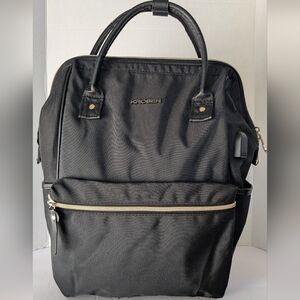 KROSER Women’s Black Backpack Tote - Stylish Everyday Carry